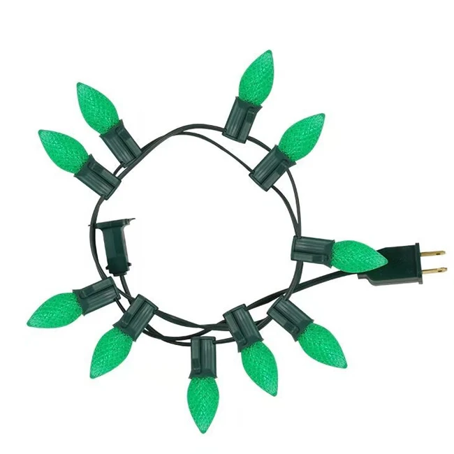 2020 roofline C7 colorful LED string light wire partylights