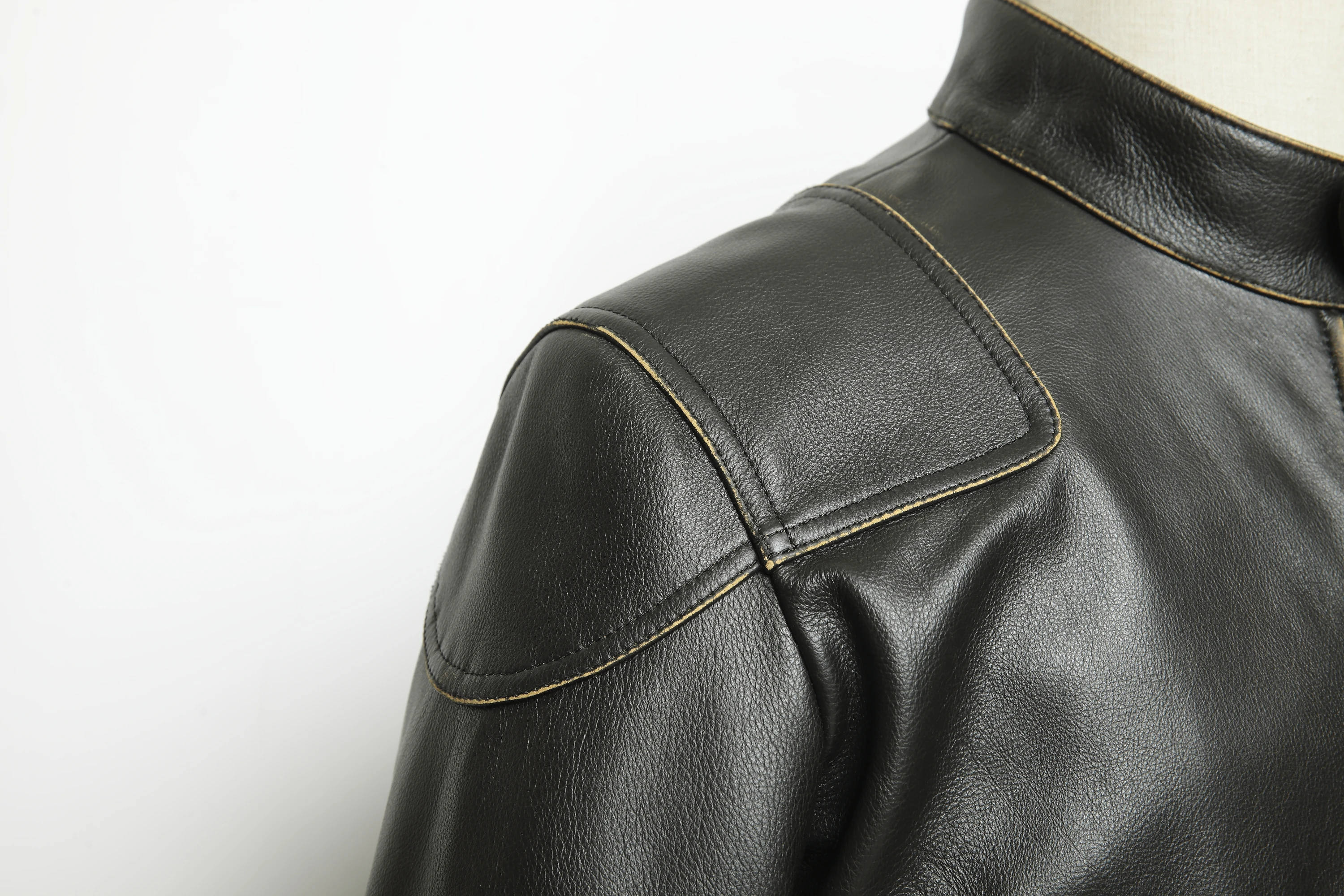 2021 winter men leather plus size stand collar female jacket coat men leather coats
