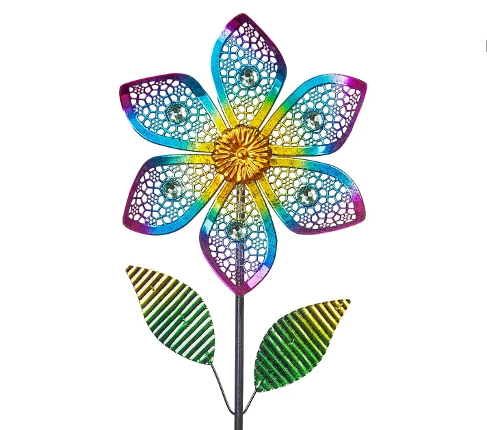 Solar Tulip Flower Lamp Garden Stake Landscape Pathway Solar Garden Decoration