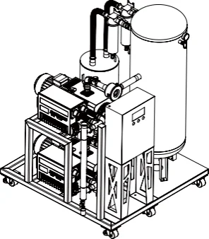 Medical Vacuum Pump Rotary Vane Oil lubricated Vacuum Plant