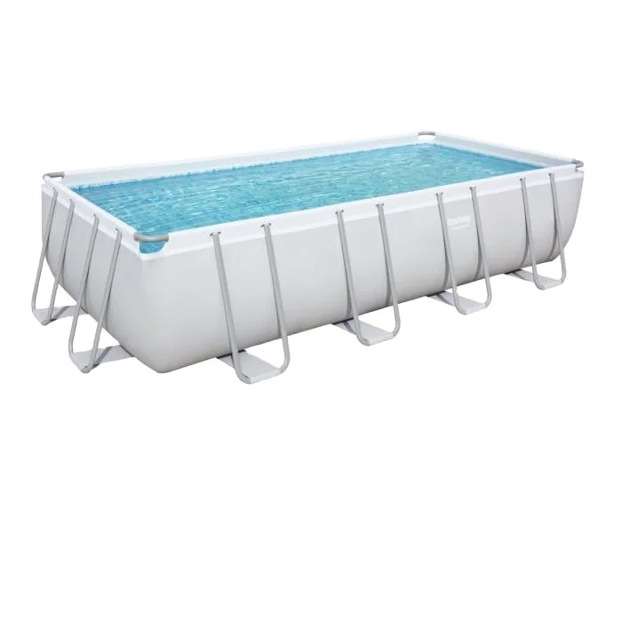 56466 5.49mx2.74mx1.22m rectangular above ground frame steel swimming pools