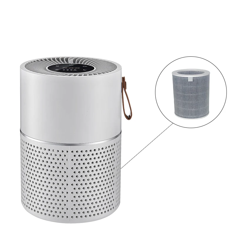 Офисный чистый комнатный бесшумный домашний очиститель воздуха для спальни настоящий hepa-фильтр портативный Настольный очиститель воздуха