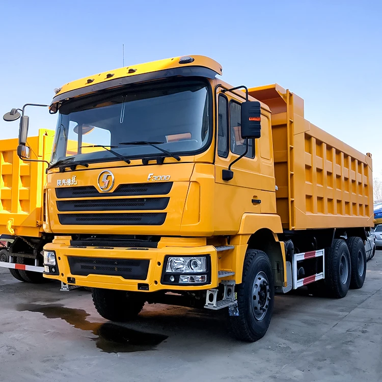 high quality 340hp 380hp shacman second hand 35ton skip dump truck shacman  6x4 dump truck