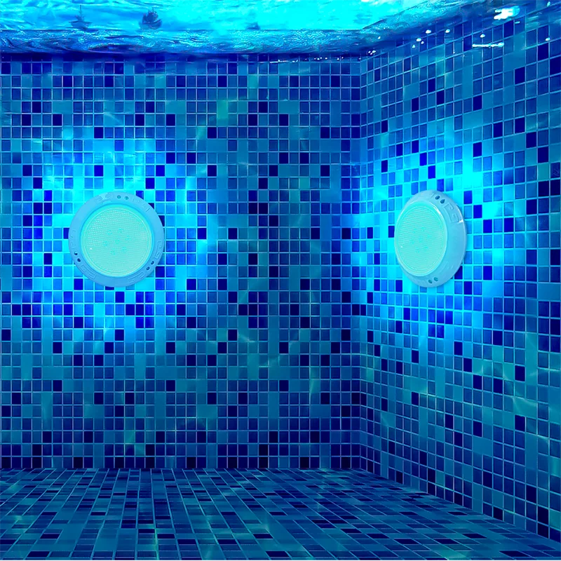 Refined 6 inch 12V AC LED Color Changing Underwater Pool Lights Spa Lights for Inground Small Wet Niches Pool Spa Light Replace