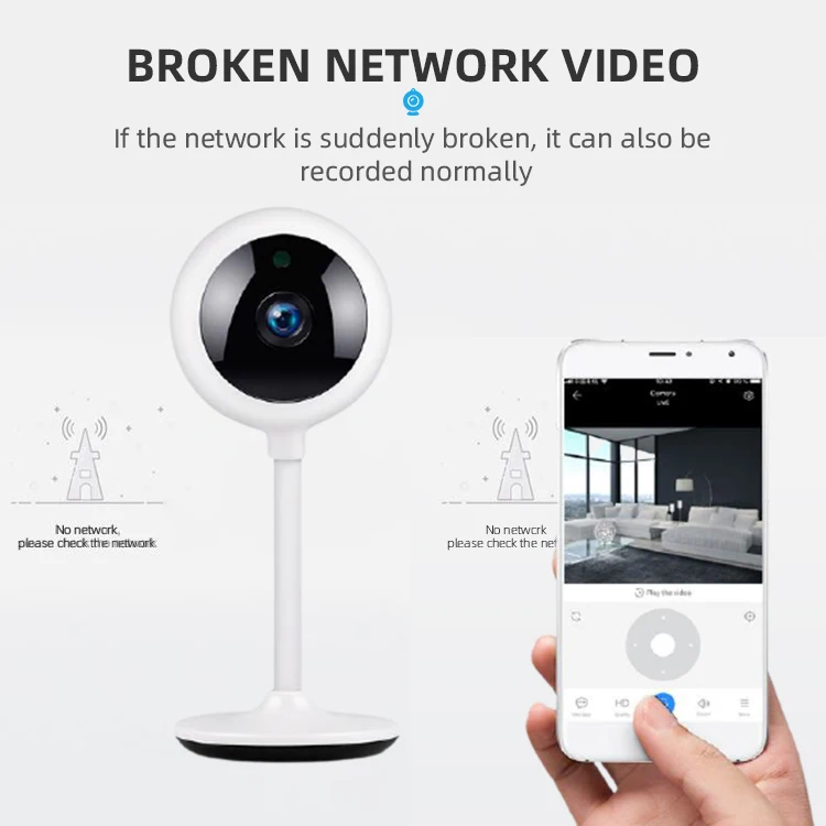 
BMK530 Smart Wifi Wireless Baby Monitor Infant 2.4GHz Digital Video Baby Monitor with Temperature Display Night Vision Music 