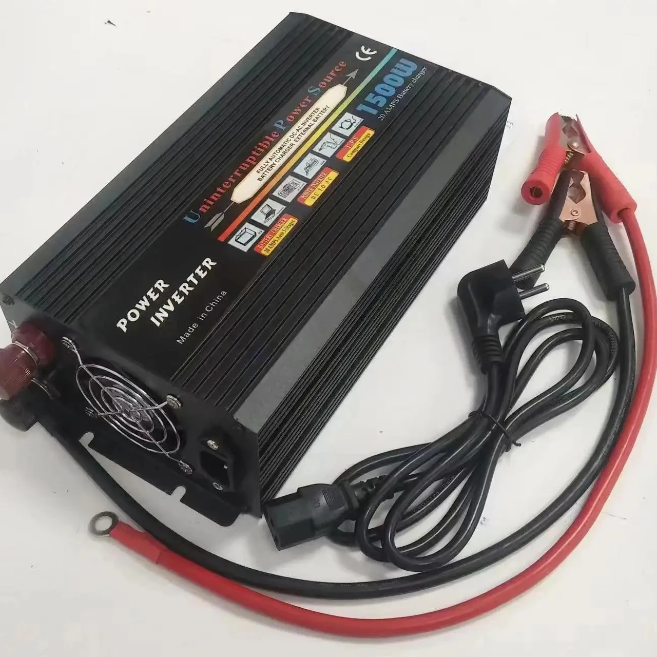 3000W 12VDC 220VAC Modified Sine Wave Inverter With AC Charger/Battery Charger/UPS Function DC to AC