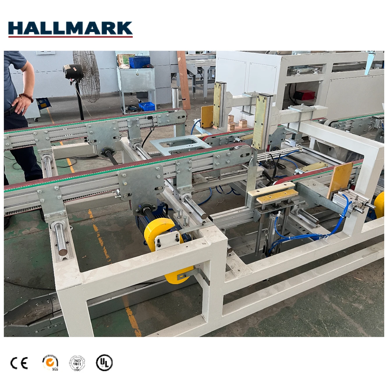 HALLMARK high technology power saved woodworking machinery Automatic unloading stacking system