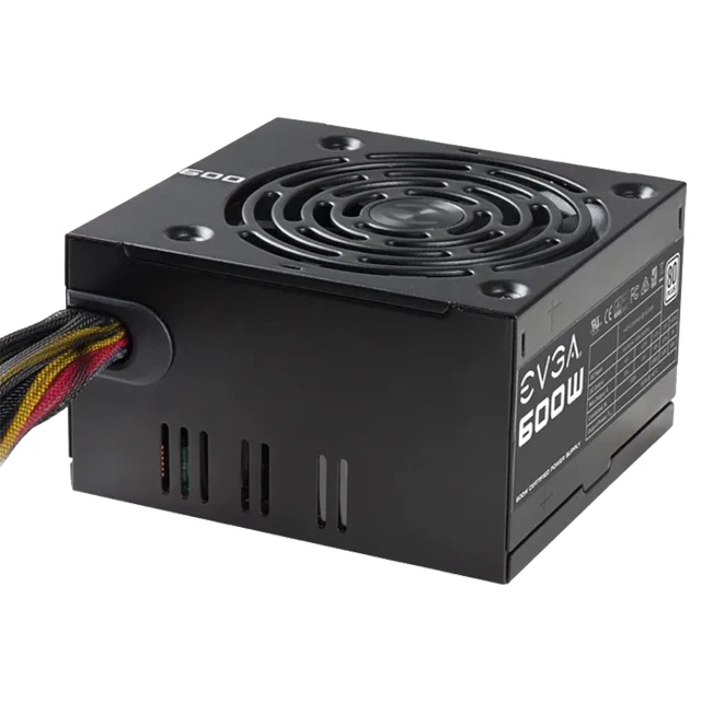 Для EVGA 600 W2 80 + белый Вт компактный 140 мм немодульный Активный источник питания PFC 3 года