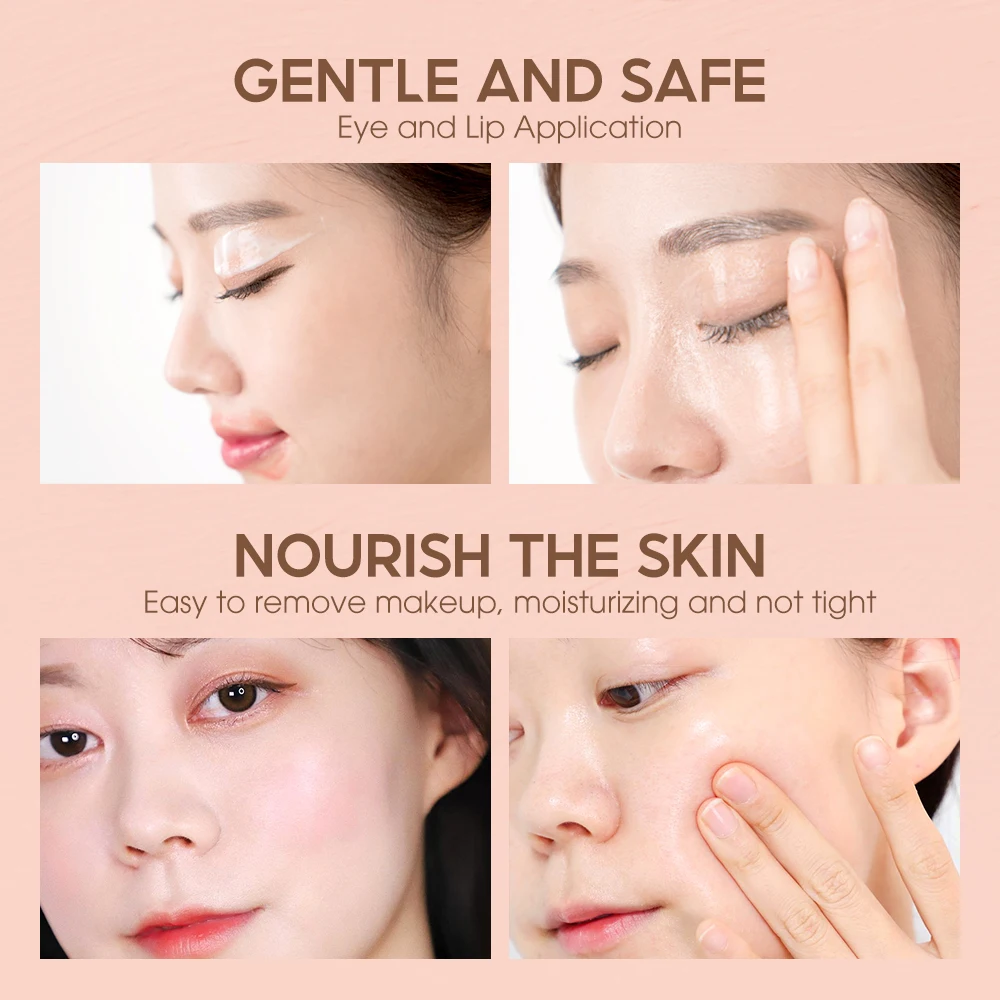 O.TWO.O Face Makeup Remover Makeup Soft Deep Cleansing Natural Cosmetic Facial Cleanser Facial Makeup Remover OEM Custom Logo