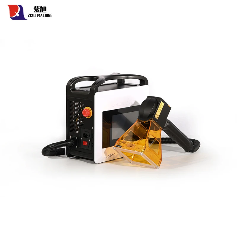 ZIXU Battery Type Mini Portable Fiber Laser Marking Machine 20W 30W 50W Laser Printing Machine for Laser Marking Machines