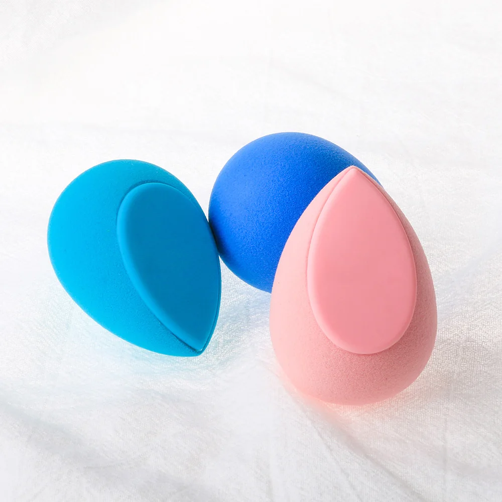 Custom Design Original Silicone Makeup Sponge Cosmetic Dual-Use Makeup Sponge Blender With Silicone Skin