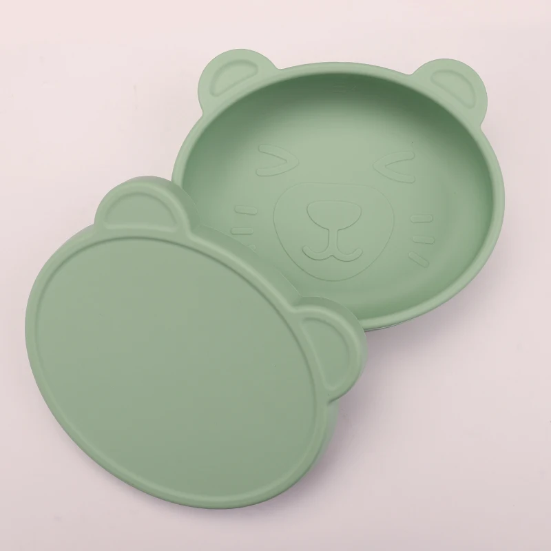 Supplies Baby Bowl Spoon Bib Silicone Suction Bowls For Baby, Leakproof Baby Bowl With Suction Silicone Base Removable Lid