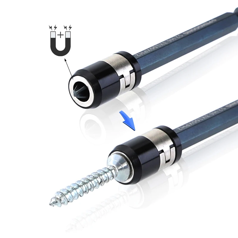 
Universal 6.35mm Magnetic Ring Alloy Anti-Corrosion Strong Magnetizer Drill Bit Screwdriver Bits Hand Tools 