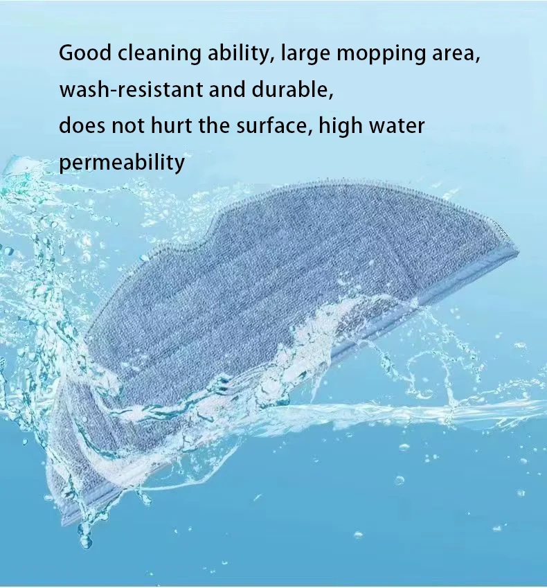 Washable Vibrating Mop Cloths for Xiaomi Roborock S7 S7 Max V Maxv Ultra T7S plus robot vacuum cleaner Accessories Parts