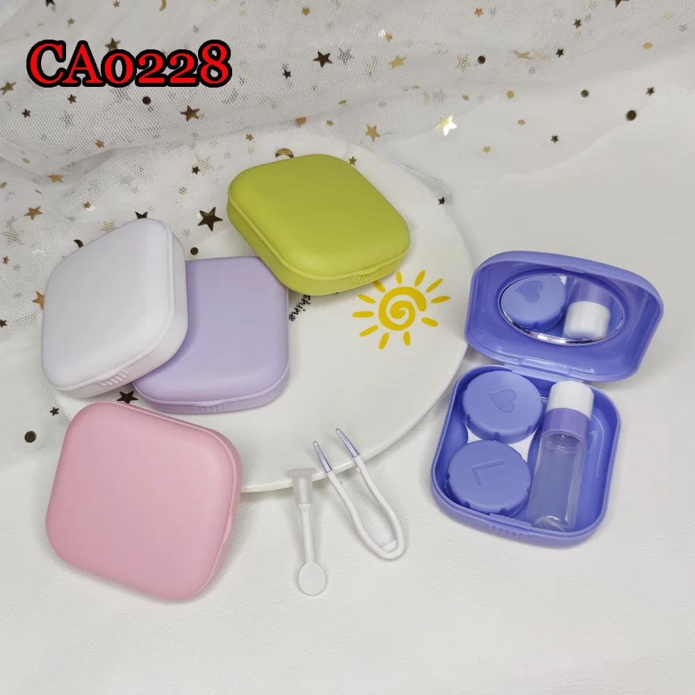 Карманные контактные линзы Mate Box, маленькие наборы для путешествий, футляр для очков CA0228