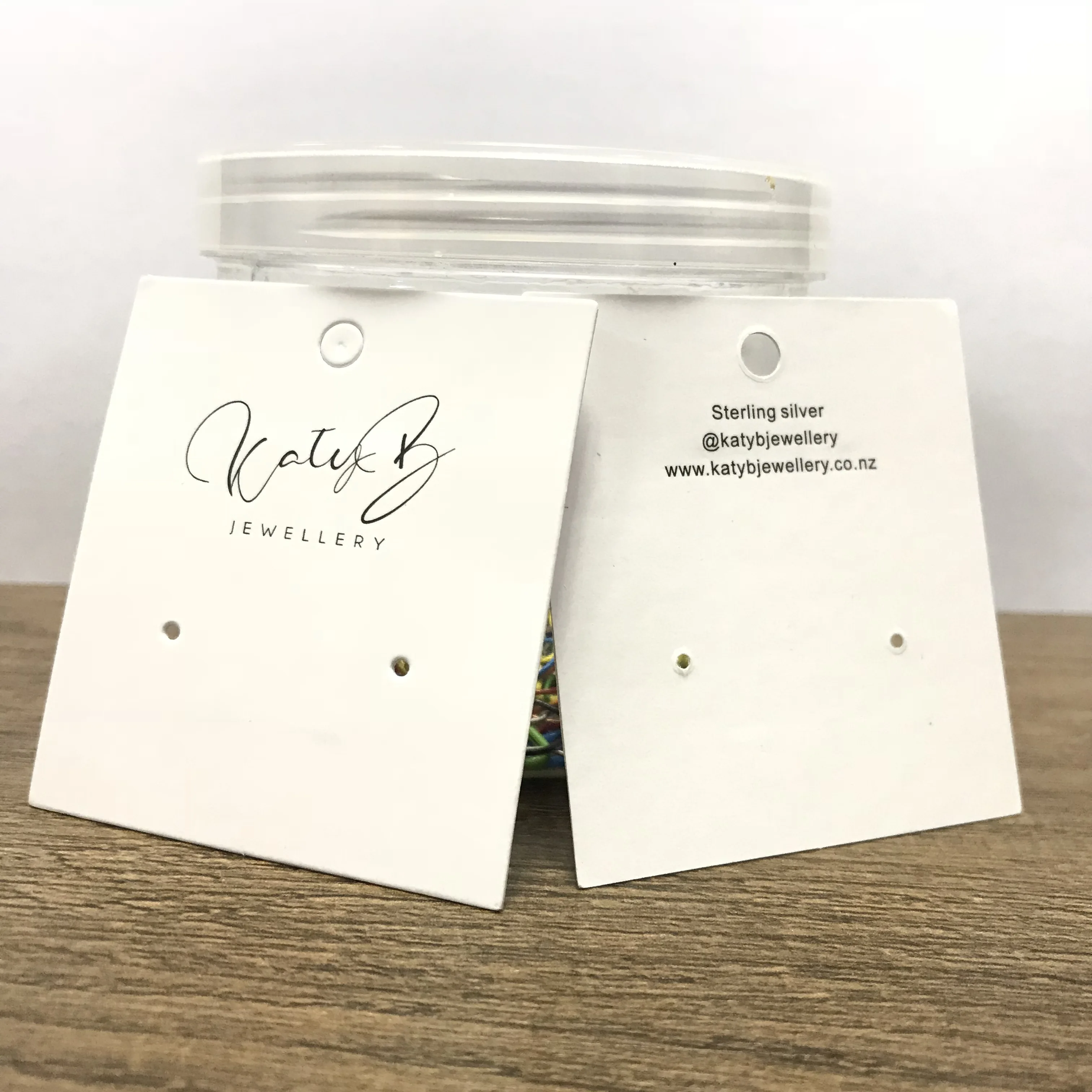 Custom Jewelry  labels logo printed paper hang tag,necklace earring cards,earring hang tag