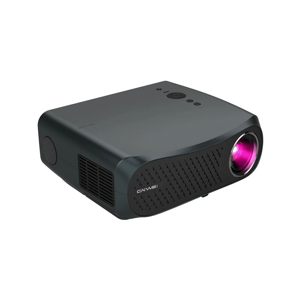 CAIWEI Full HD Projector 1920x1080P  Android (2G+16G) WIFI Blue tooth LCD LED Projector for Home Cinema Video Beamer for 4K