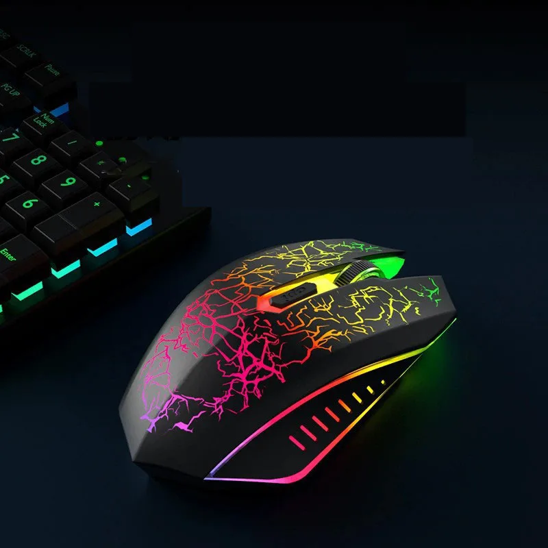 2.4ghz Wireless Gaming Mouse 2400dpi Built-in Battery Rechargeable E-sports Computer Accessories Game Mouse