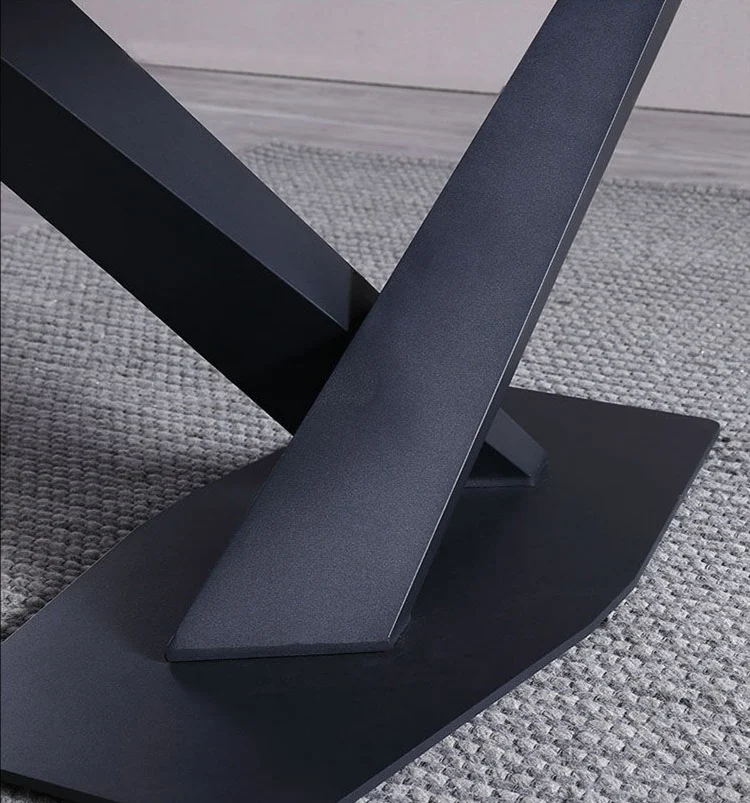 Factory Price Brushed Square Stainless Steel Coffee Bench Table Dining Table  Living Room Metal Furniture