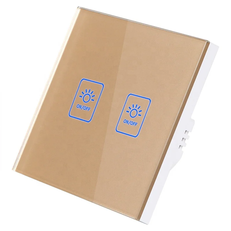 Shenzhen Factory Directly Selling EU Standard 3 Gangs 1Way home Wall Light Glass Touch Switch OEM order welcomed