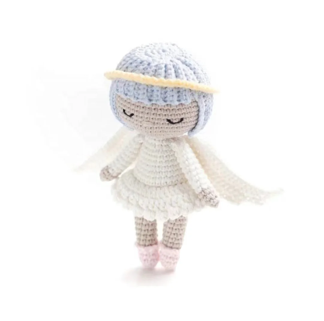 Crochet Baby Doll Wings Angel Dolls Custom Amigurumi Crochet Fairy American Girl Doll