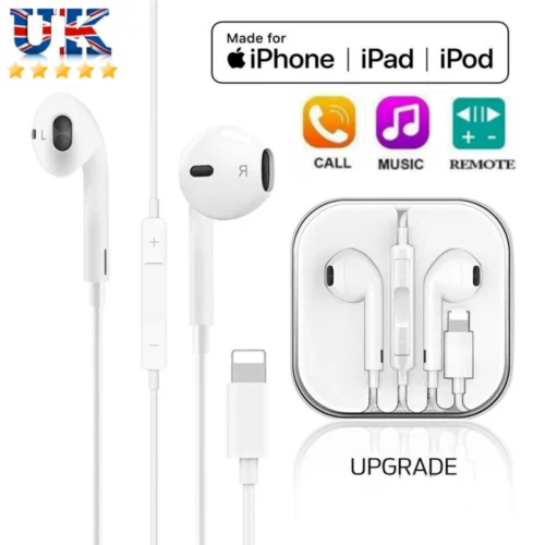 Wholesale Original earphones headphones wired for Apple For iPhone iPad mobile phone 3.5mm Hand Free Earbuds With Microphone