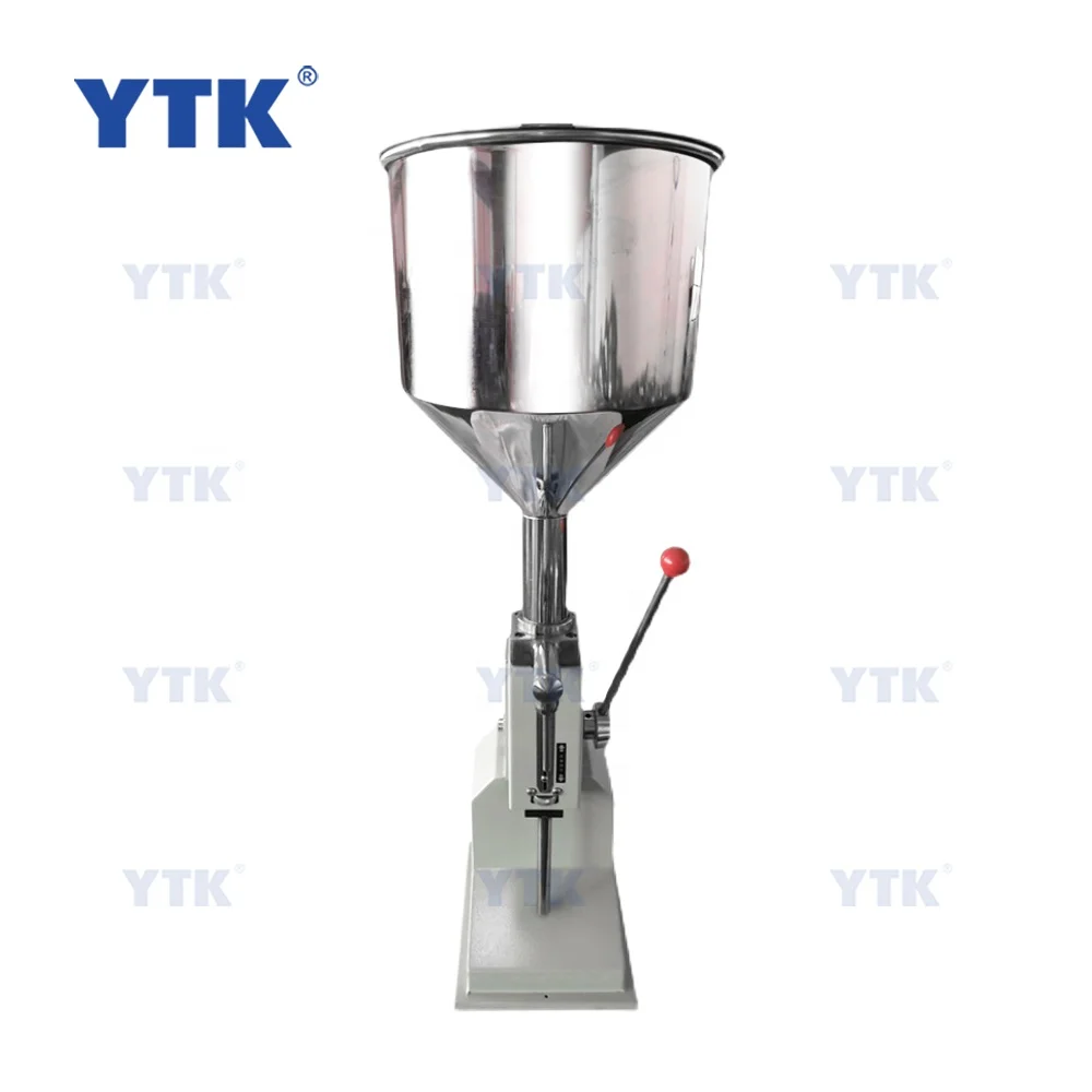 A03 Updated 5-100ml Injector Volumetric Spout Pouch Cream Juice Oil Bottle Manual Filling Machine