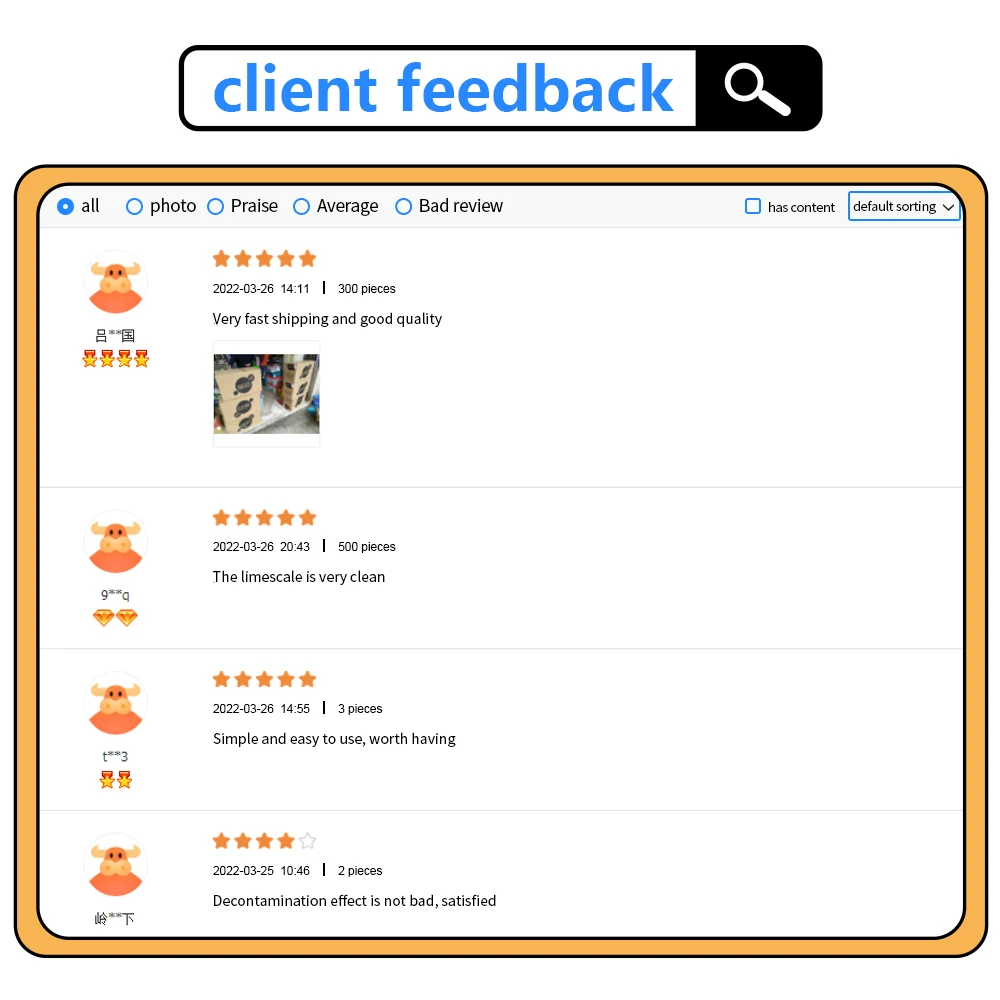 Citric acid descaling agent