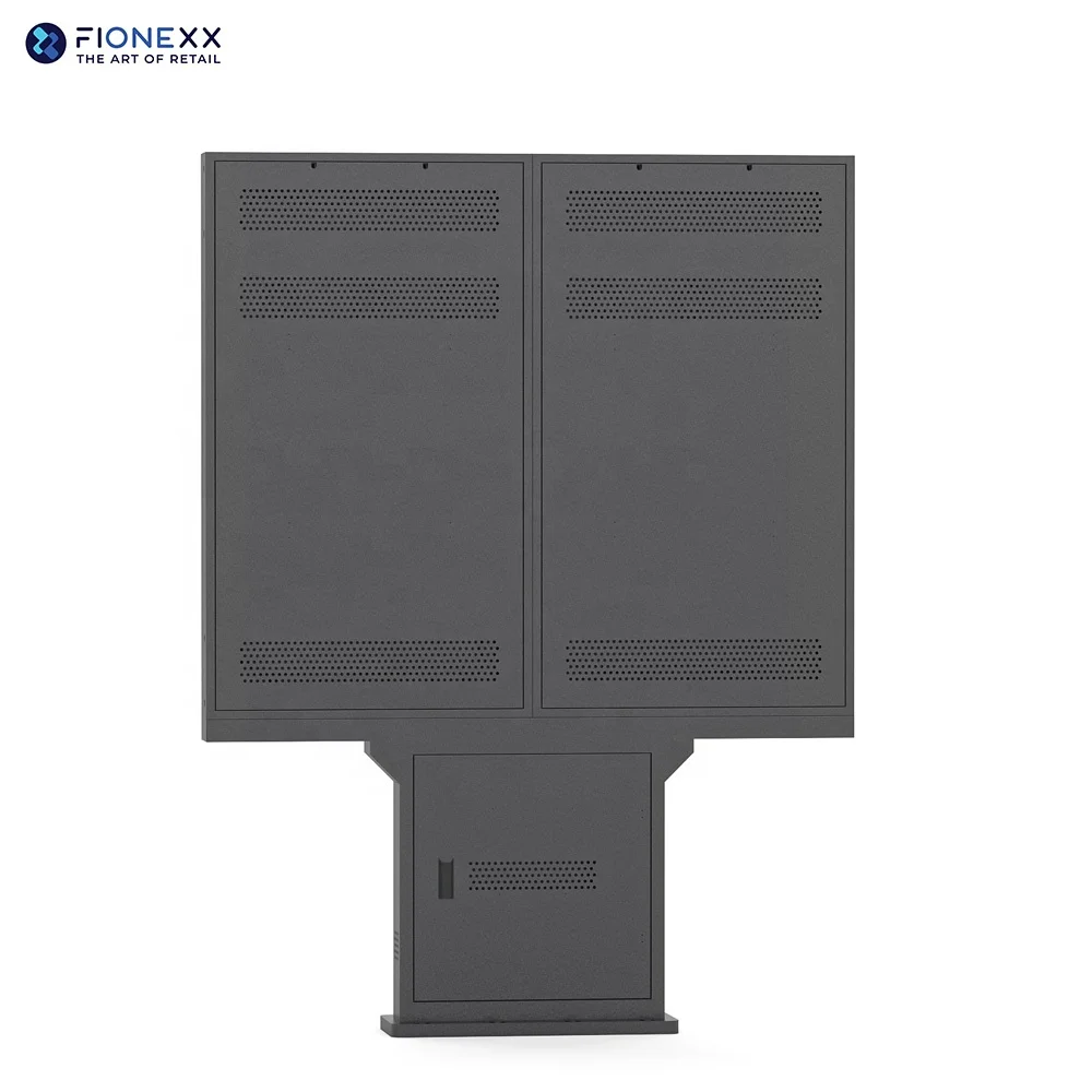 Drive Thru Restaurants Menu Board Digital Signage Outdoor Standing Waterproof Kiosk Touch Order Screen LCD Display Advertising