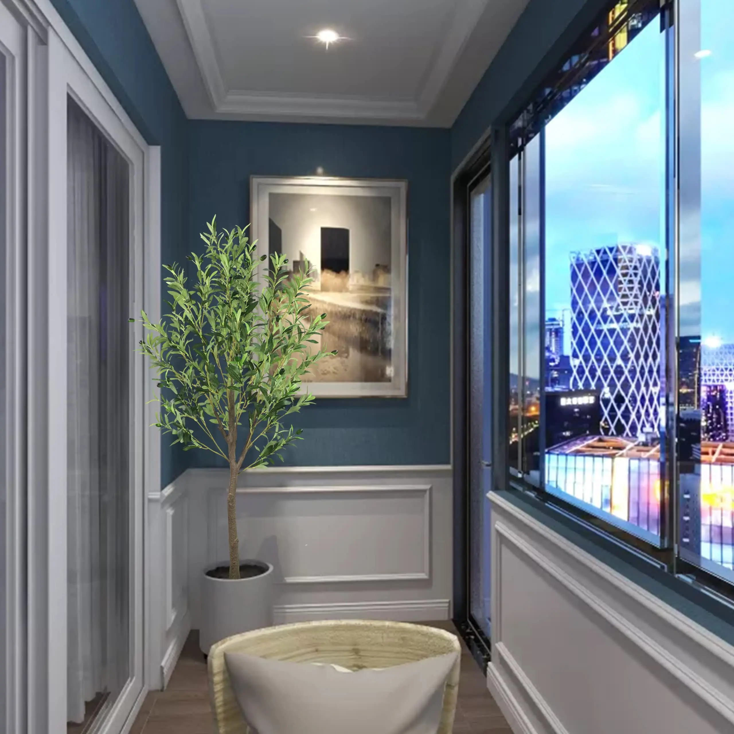 New Design Wholesale Artificial Olive Tree Fake planta Faux Olive Tree Plant for Home Office Shopping Mall Store Decoration