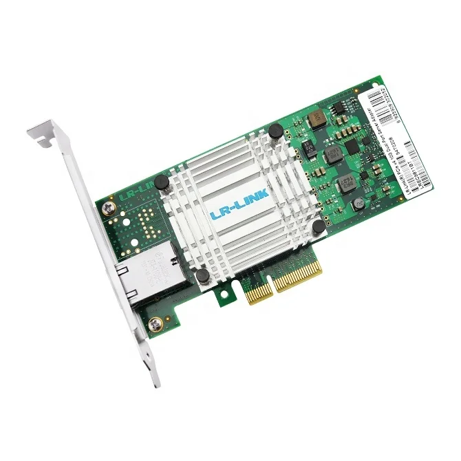 PCI Express x4 10 Gigabit single copper port RJ45 network card based on steady X550 chipset
