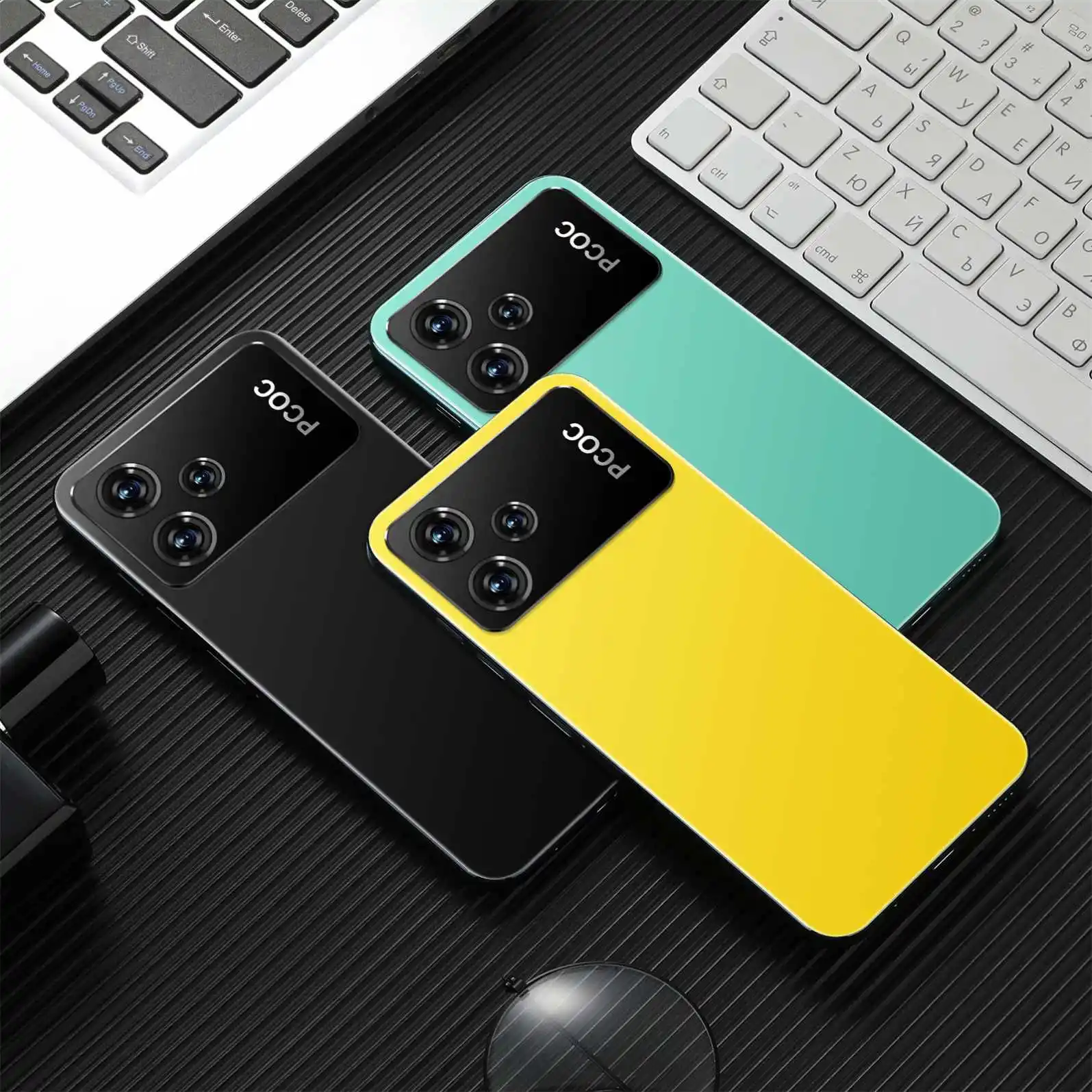 M6 Pro Smartphone AMOLED Turbo Charging Original Global Version with 5G Lcd Quad Core 5g Mobile Phones 5MP Android 10