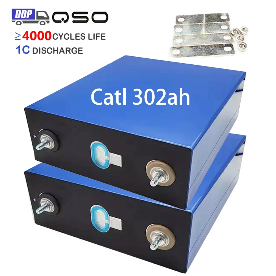 Перезаряжаемая призматическая батарея Catl Lifepo4 320Ah класса A Lithum/литий-ионная 3 2 V 302Ah технологии торговли
