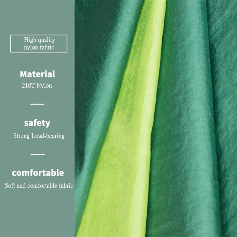 Outdoor camping equipment hanging bed factory wholesale drop-shipping supported 270*140cm 2 person nylon hammock custom logo