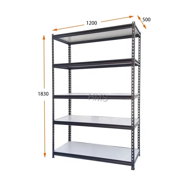 Long Span Boltless Warehouse Storage Rack Garage Storage Rack Metal Household Rack Boltless / Rivet Shelving Industrial Steel Ce