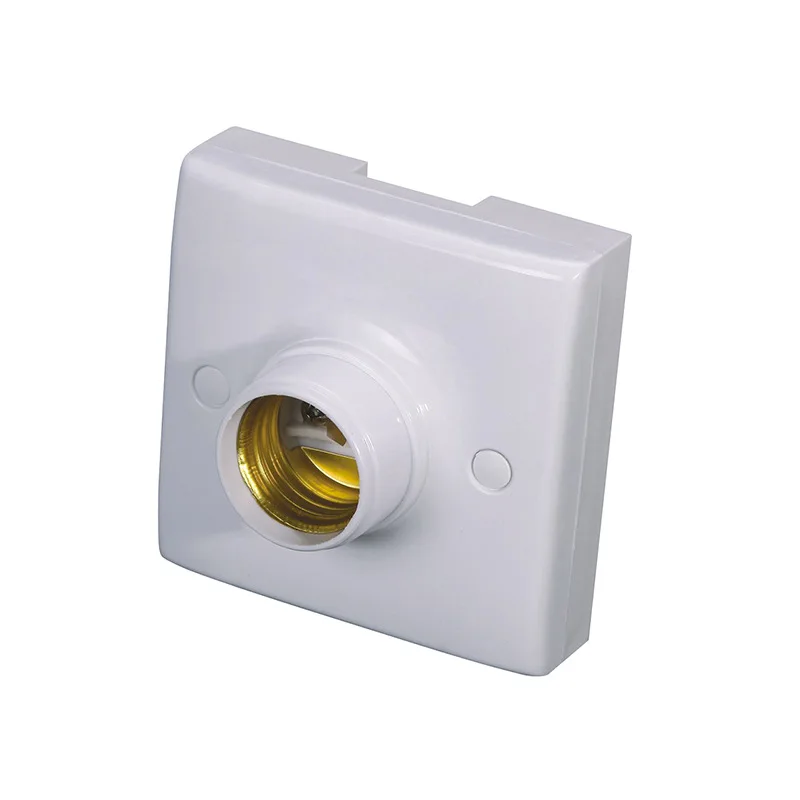 Direclt Selling B22 Cassette Light Socket B22 White Lamp Holder B22 High Temperature Plastic Lamp Holder