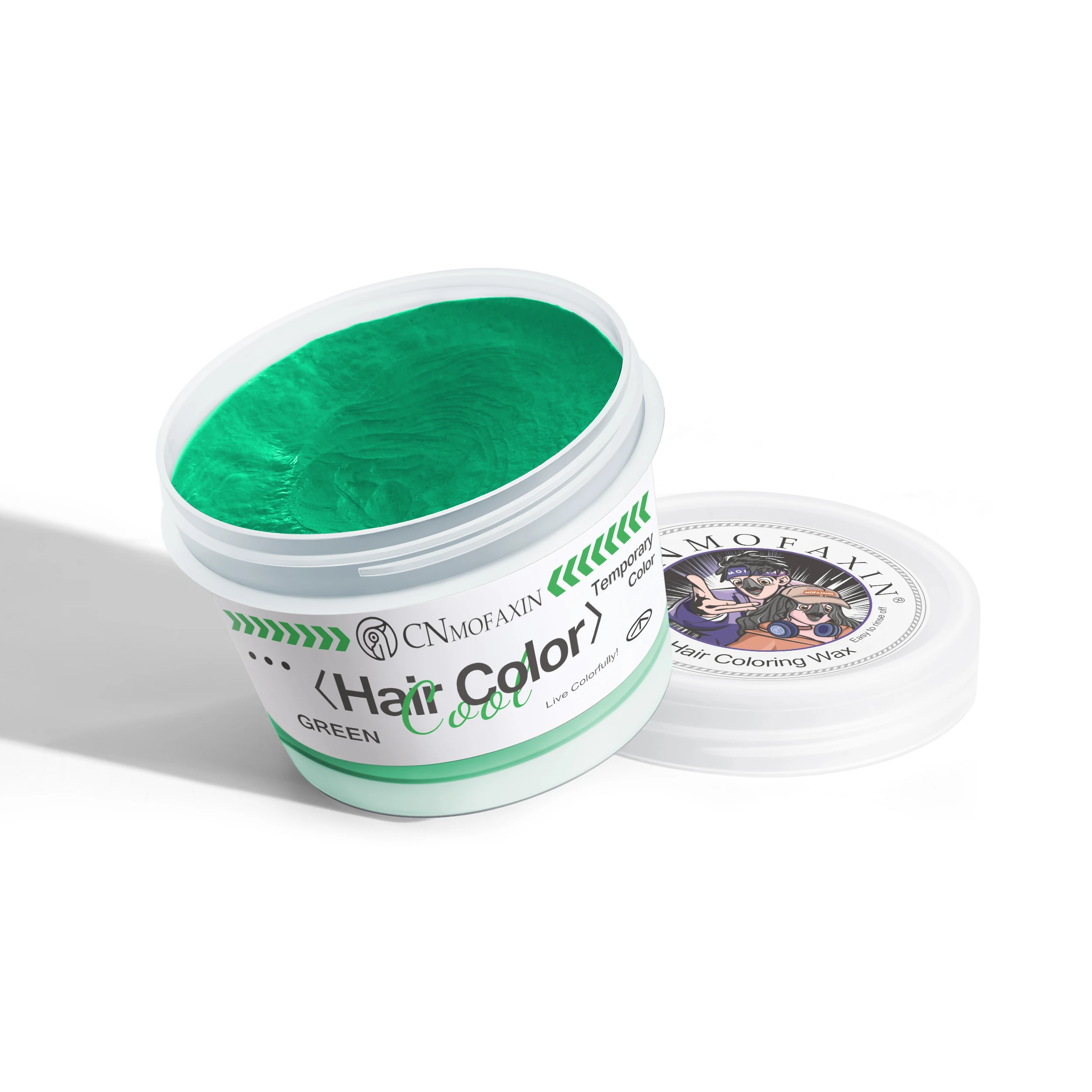 Mofajang  cnmofaxin Hair Dye Color Wax Private Label Temporary Hair Color Wax For Men