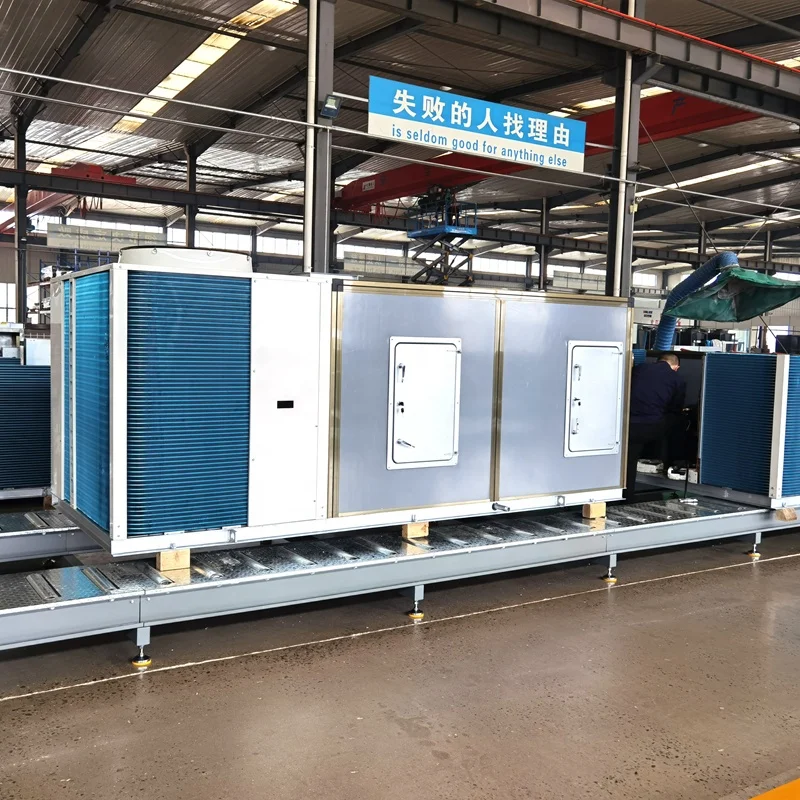 
High quality CE 10ton 35kw heating ang cooling rooftop air conditioner for buliding Cinema 