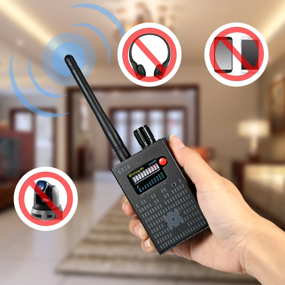 1MHz-8GHz Listening Device Detector Counter Surveillance Equipment