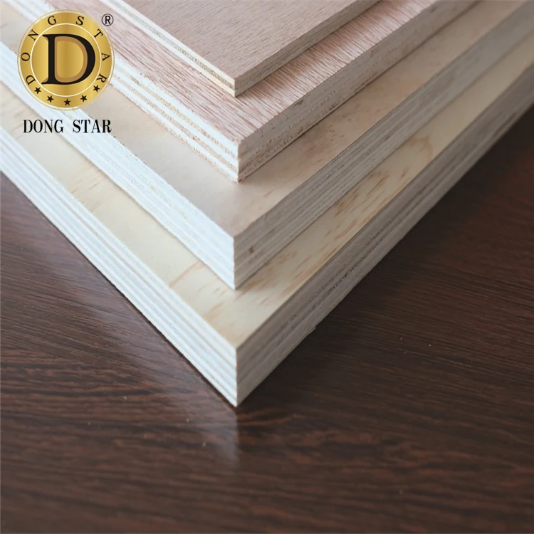 Poplar Core  Plywoods 18mm 4X8 Outdoor Marine Construction Plywood Board Indoor Decoration Plywood