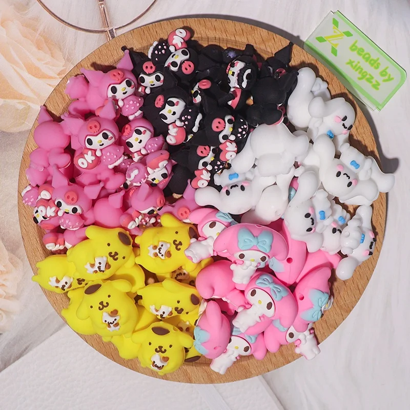 Силиконовые фокальные бусины для ручек