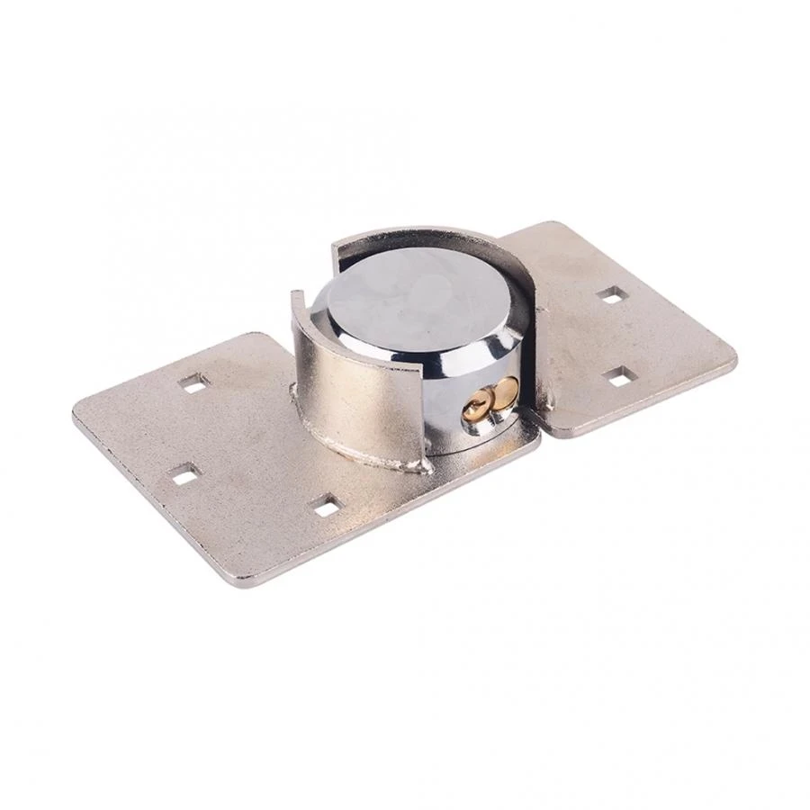 73 мм сверхпрочный дверной замок для фургона, гаража, навесной замок, потайная Скоба из хромированной стали, круглый замок на защелке с 2 ключами