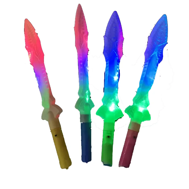 Sword LED Extension Telescopic Flashing Toy Swords Boys Anime Cosplay Props Sword LED