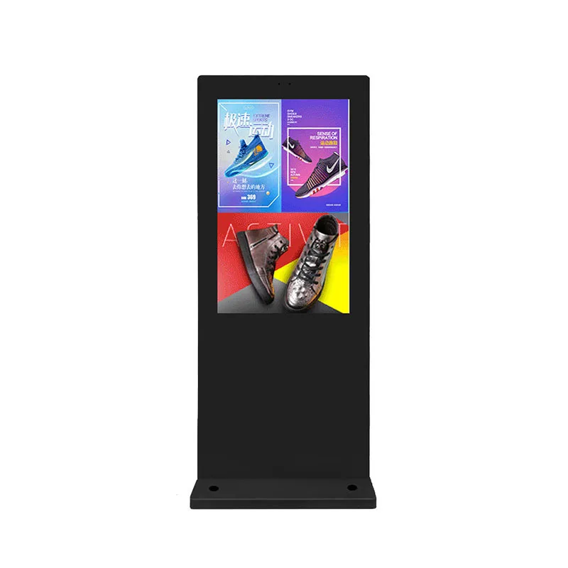 Outdoor IP65 55-Inch LCD Digital Signage Kiosk Waterproof Floor Standing Advertising Equipment for Wayfinding Welcome Display