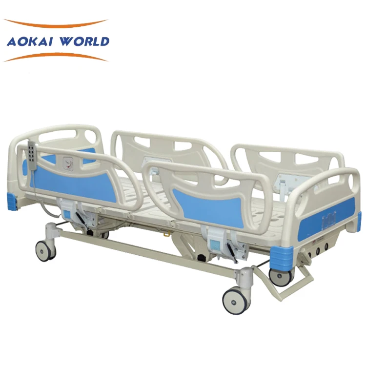 AK-3618K6 ABS Bed Board Timotion Motor Electrical Medical Three Functions Hospital Bed