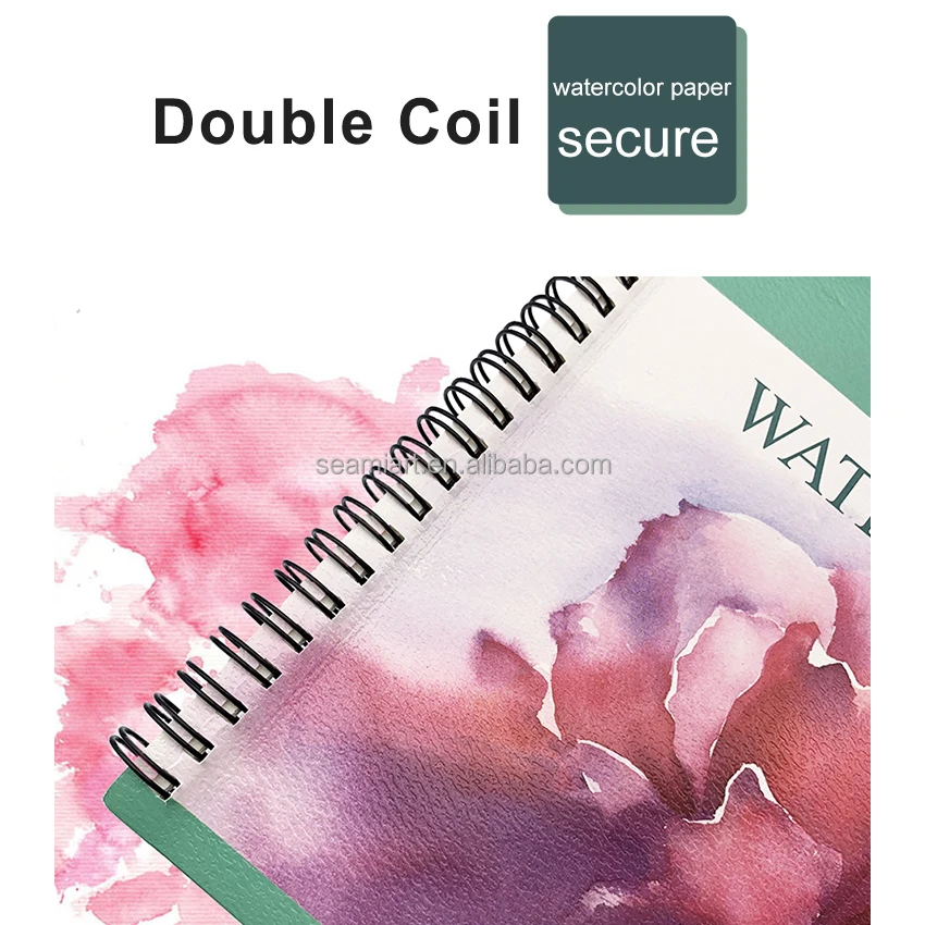 POTENTATE 16K Fine Grained wood pulp watercolor paper pad 300gsm Paper/16 Sheets papel acuarela