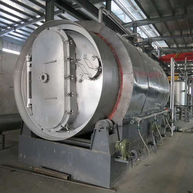 Beston Group BLJ-10 8-10t/d waste tyre recycling to fuel oil and carbon black plant pyrolysis machine