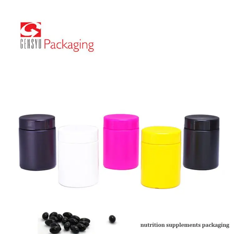 Soft Touch Hdpe Plastic Bottle For Sports Supplements And Powder Whey Protein Powder