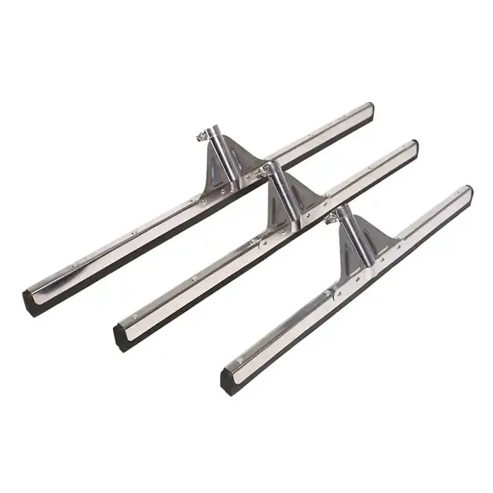 H-45cm with painted iron handle stainless steel  triangle floor squeegee for Middle East