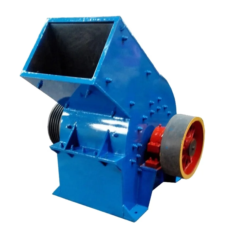high efficiency mini mobile electric motor homemade rock cattle manure grinder hammer crusher